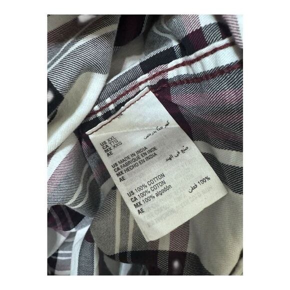 INC International Concepts Women  Plaid Long Sleeve Button-Up Shirt XXL - Picture 3 of 7